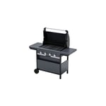 Barbecue gaz CLASS 4L SELECT 4 brûleurs inox - Surface de cuisson 75x40 cm - Allumage piezo - Tablettes - L 142 x P 62 x H 142 cm