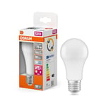 OSRAM Lampada LED Star Classic A 75, 10W, 62mA, risparmio energetico, spegnimento automatico, luce immediata al 100%, nessun tempo di riscaldamento, accensione automatica al buio