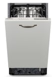 Montpellier MDWBID4553 Slimline 45cm Integrated Dishwasher