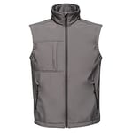 Regatta Gilet Softshell sans manches Homme imperméable, respirant E Coupe-Vent Octagon II Bodywarmers Homme Seal Grey(Black) FR: 2XL (Taille Fabricant: XXL)
