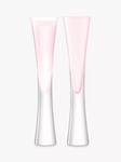 LSA International Moya Glass Champagne Flute, Set of 2, 170ml, Blush