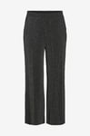 Evoked Vila - Byxor viEleina HW Straight Pants - Svart