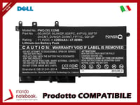 Batterie PowerQ pour Dell Latitude 12 5290 4200 MAH 11.4V P/N 00JWGP Noir