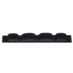 kwmobile Headband Cushion Pad Compatible with Sennheiser HD545 / HD565 / HD580 / HD600 / HD650 - Headphones PU Leather Cushion - Black