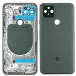 Google Pixel 5 Coque Arrière + Lentille De Caméra Noire