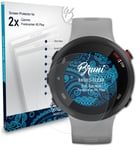 Bruni 2x Protective Film for Garmin Forerunner 45 Plus Screen Protector