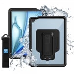 Armor-X iPad Air 11 (M2) Skal IP68 Waterproof Shock & Dust Proof Handstrap Kickstand X-Mount