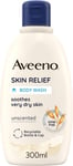 Aveeno Skin Relief Moisturising Body Wash, 300 ml (Pack of 1) | Triple Oat Comp