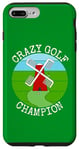 iPhone 7 Plus/8 Plus Crazy Golf Champion, Summer Vacation Golfer Funny Case