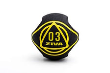 ZIVA Dual Grip Medicine 3kg Médecine Ball à Double Prise Mixte, Noir, 3 kg
