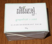 The Natural Deodorant Co Clean Deodorant Balm Grapefruit+ Mint 55g IMPERFECT BOX