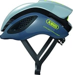 ABUS GameChanger Racing Bike Helmet - Aerodynamic Cycling Helmet with Optimal Ventilation for Men and Women - Movistar 2020, Light Grey, Size S
