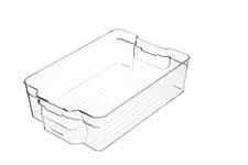 KitchenCraft Bac de Rangement en Plastique, 31.5 x 21 x 9 cm, Transparent