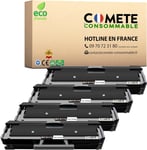 COMETE, Marque française - D111S - 4 Cartouches de Toners Compatibles avec Samsung MLT-D111S 111S pour Samsung Xpress M2026 M2026W M2070W M2020W M2022W M2022 M2020 M2070FW (4 Noir)