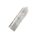 jieGorge Smelting Quartz Crystal Point Healing Obelisk Hexagonal Wand Reiki, Home Decor for Easter Day (Clear)