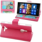 Protective Case (Flip Horizontal) For Nokia Lumia 925 Phone Pink