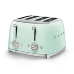 SMEG TSF03PGUK Retro 50's Style Pastel Green 4 Slice Toaster