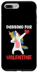 Coque pour iPhone 7 Plus/8 Plus Dabbing Unicorn Saint-Valentin Love