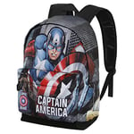 Marvel Captain America Defender-Sac à dos HS FAN 2.0, Noir