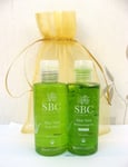 SBC Aloe Vera Travel Set - Moisturising gel 100ml & Body Wash 100ml New