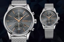 MONTRE HUGO BOSS. Bracelet maille Milanaise. avec Chrono et Date. 399,00 € NEUVE