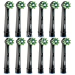 Oral-B Cross Action Electric Toothbrush Heads Oral B CrossAction 12 Pack - Black