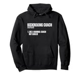 Kickboxing Coach Definition Funny Proud Kickboxer Pullover Hoodie