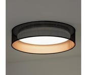 Duolla - LED-kattovalaisin ROLLER LED/24W/230V musta/kupari