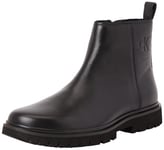 CK JEANS Homme EVA Mid Chelsea Zip Boot Tumbled YM0YM01173 Bottes, Black (Triple Black), 42 EU