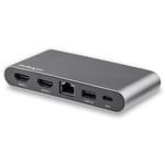 StarTech USB C Multiport Adapter - Dual HDMI - PD