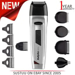Babyliss Men's 8 IN 1 Grooming Kit│Body Hair Clipper│Beard Trimmer│7056NU│Silver