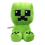 CDQ Minecraft Creeper Plysch Grön/Svart 26cm