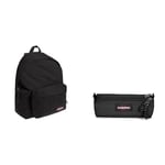 EASTPAK ORBIT XS Sac à Dos Mini, 27 L - Black (Noir) & DOUBLE BENCHMARK Trousse, 27 L - Black (Noir)