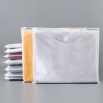 Sac Plastique Rangement Vetement, 100 Pièces 30 * 25Cm Sac De Rangement, Sac Transparent Dépoli, Pochette Etanche Voyage Pour T-Shirts, Sous-Vêtements (Sans Trous De Ventilation)