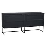 Rowico Everett sideboard ek svart 160 cm