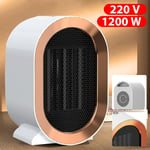 Electric Space Heater Low Energy Home Office Portable Ceramic Fast Heater 1200W