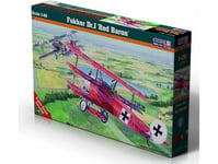 Modell Fokker Dr.I Red Baron 1:48 D-230 + Färg, Penslar, Lim