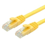 VALUE Cordon LAN Cat 6A Component Level | Câble réseau UTP Ethernet avec connecteur RJ45 | jaune 7 m