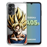 Cokitec Coque Renforcée pour Samsung Galaxy A05S Manga Dragon Ball Sangoku Portrait