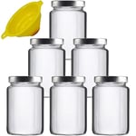 mikken Lot de 6 bocaux en verre de 785 ml avec bouchon à vis sans PVC et entonnoir inclus