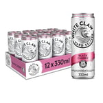 WHITE CLAW | Black Cherry | Alcoholic Sparkling Water with a hint of natural flavours | Light and Refreshing Taste | 4.5% ABV | 95 kcal | UK’s #1 Hard Seltzer | 12 x 330ml can pack