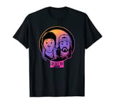 Jay & Silent Bob Colorful Cartoon Gradient Portraits T-Shirt