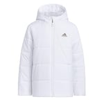 adidas Girl's Colorblocked Padded Jacket Kids, white, 4-5 Years