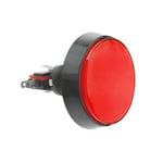 bematik – Poussoir Arcade momentané 60 mm 1no 1NC 250 V 15 A spdt Rouge avec lumière (bu052)