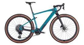 Velo de gravel electrique bmc urs amp lt two sram force etap axs x0 eagle axs 12v 360 wh 700 mm bleu dark petrol