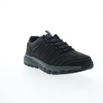 Skechers Dynamite AT 237615 Mens Black Leather Athletic Hiking Shoes