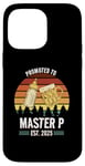 Coque pour iPhone 14 Pro Max Funny New Grandpa Design - Promoted to Master P 2025