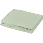 DOMIVA Domiva Lakan + Underlakan - 60 X 120 Cm 100% Bomull Vit/vert De Gris