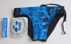 Brand new Arena boy blue swim brief size 22 (UK) Vintage