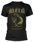 Sick Of It All 'panther' (black) T-shirt - & Official